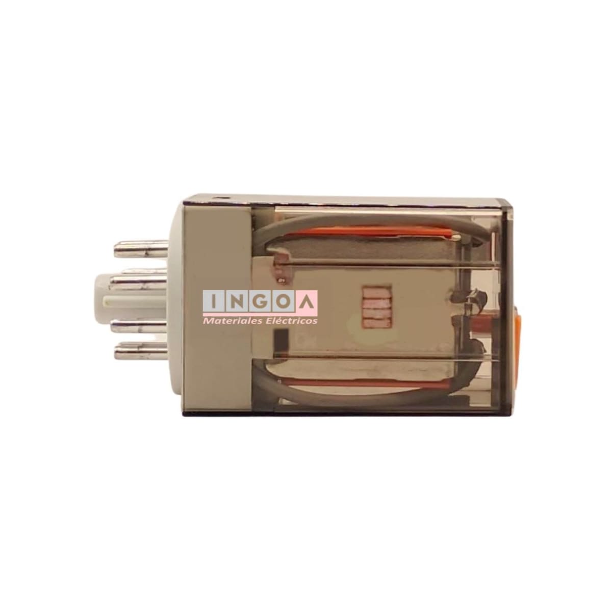 Rele Octal 8Pines Bobina 24Vac 2NC + 2NO - Vista 6