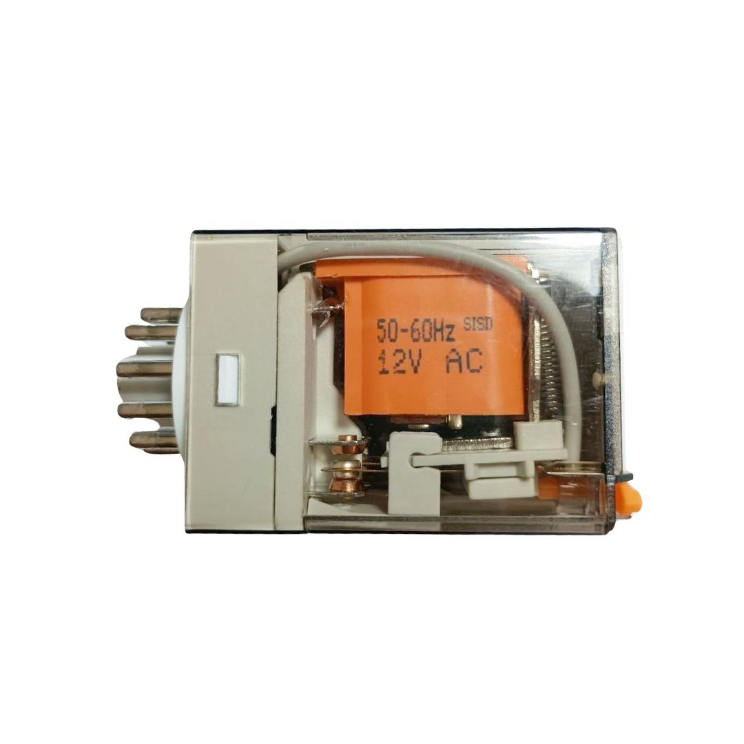 Rele Undecal 11Pines Bobina 12Vac 3NC + 3NO 3