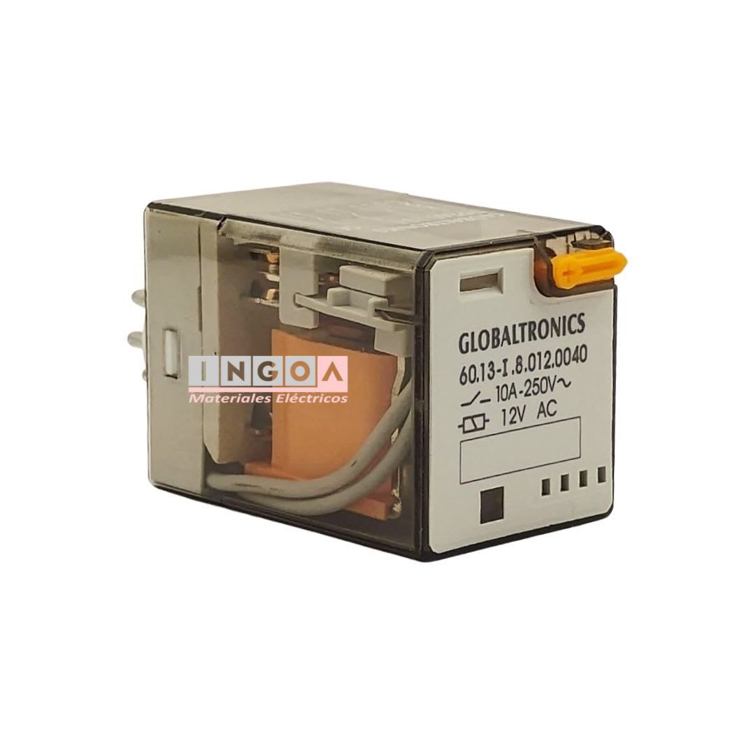 Rele Undecal 11Pines Bobina 12Vac 3NC + 3NO - Vista 5