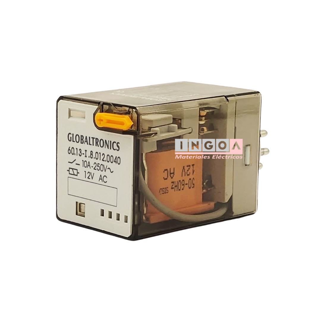 Rele Undecal 11Pines Bobina 12Vac 3NC + 3NO8