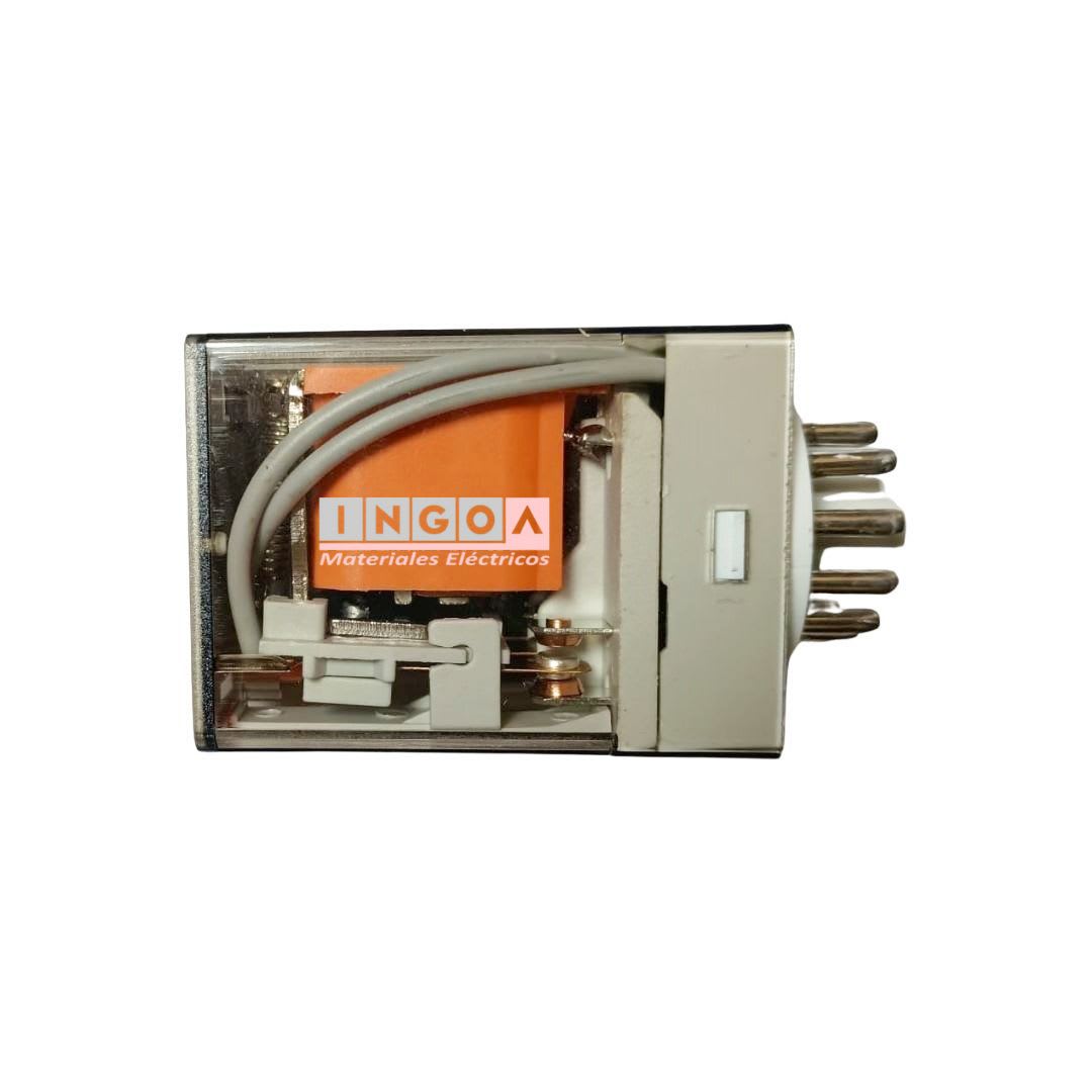 Rele Undecal 11Pines Bobina 12Vac 3NC + 3NO - Vista 9