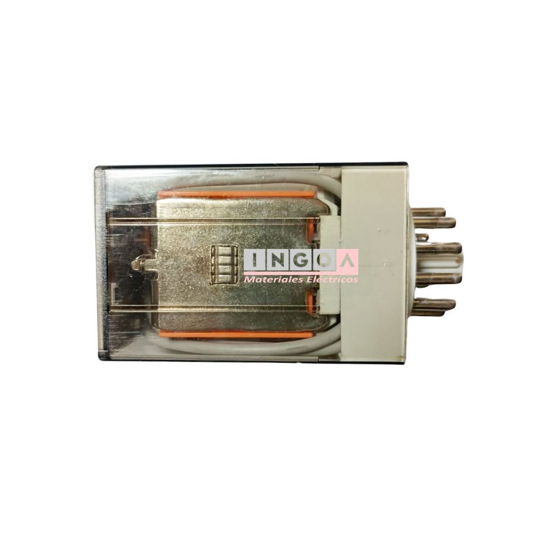 Rele Undecal 11Pines Bobina 12Vac 3NC + 3NO - Vista 3