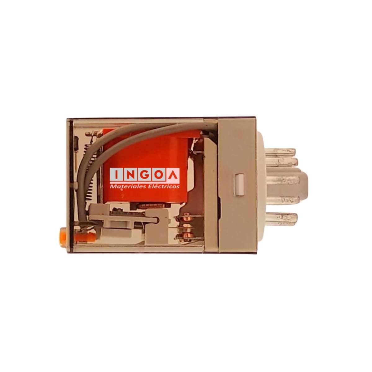 Rele Undecal 11Pines Bobina 24Vac 3NC + 3NO - Vista 6