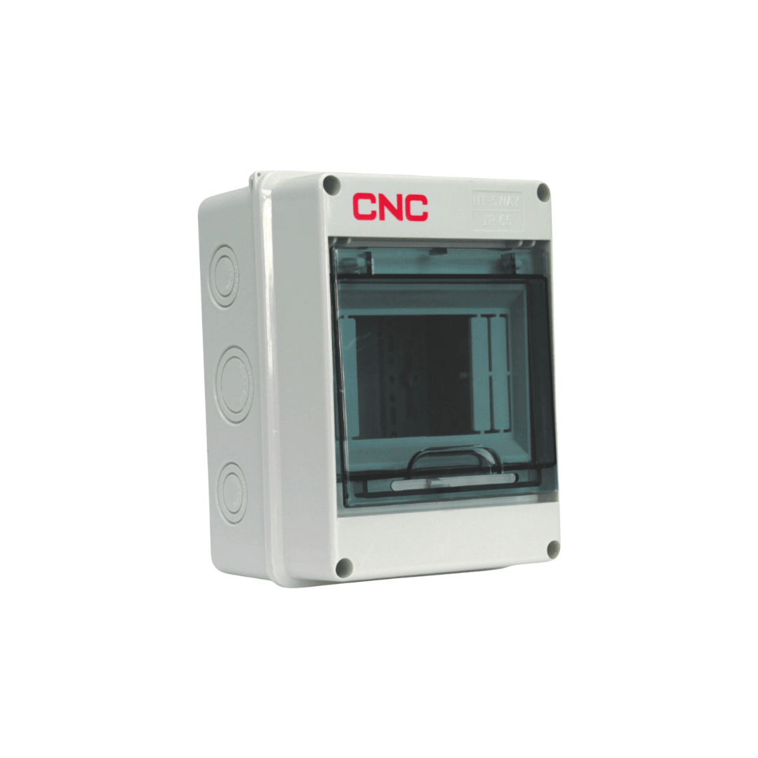 Tablero Exterior Sobrepuesto PVC IP65 5 Polos - CNC - Imagen Principal