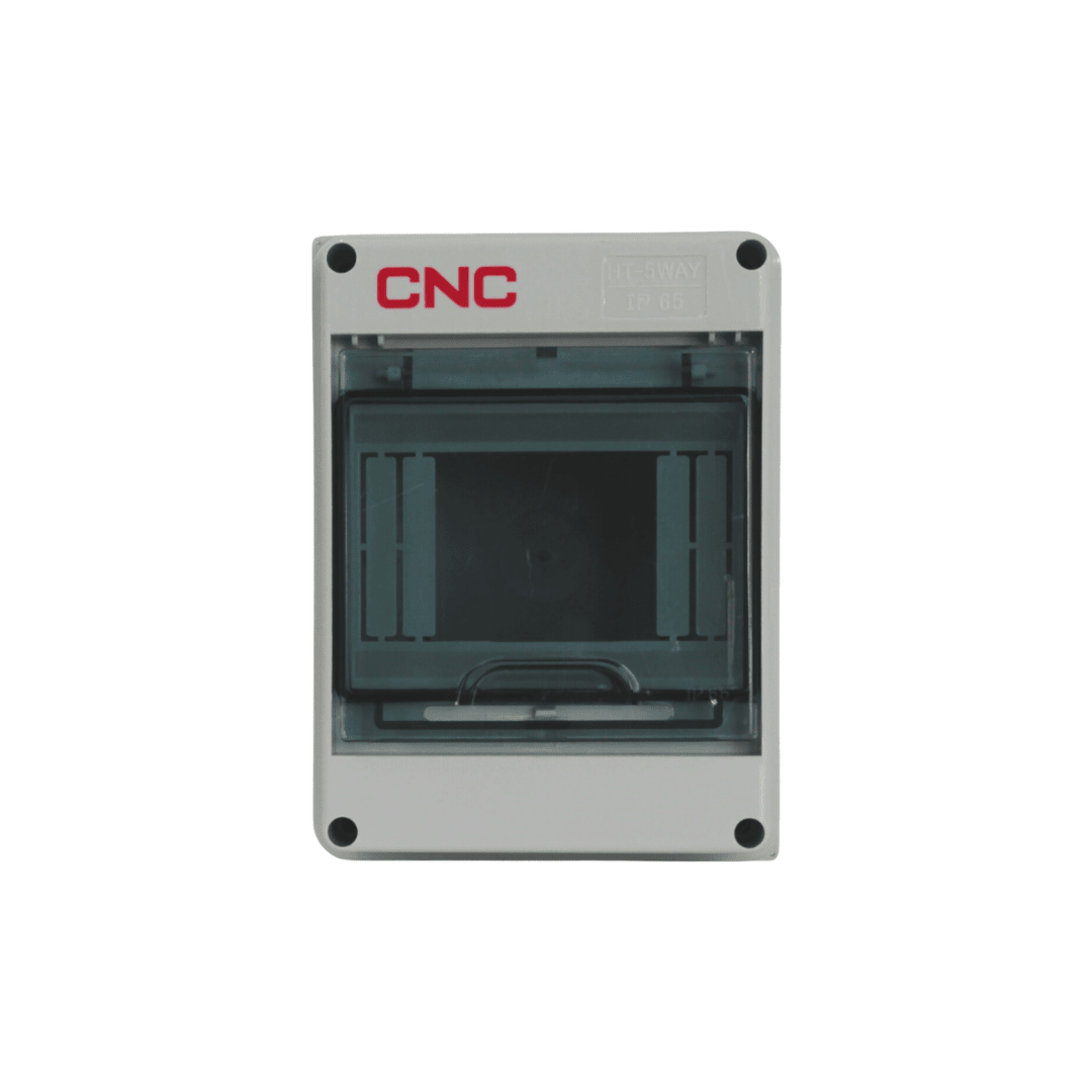 Tablero Exterior Sobrepuesto PVC IP65 5 Polos - CNC - Vista 2
