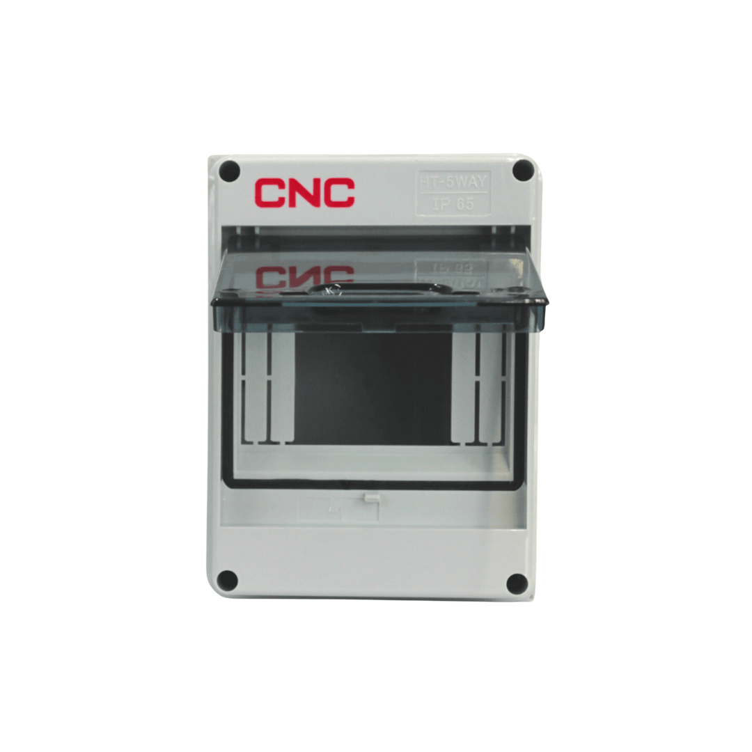 Tablero Exterior Sobrepuesto PVC IP65 5 Polos - CNC - Vista 3