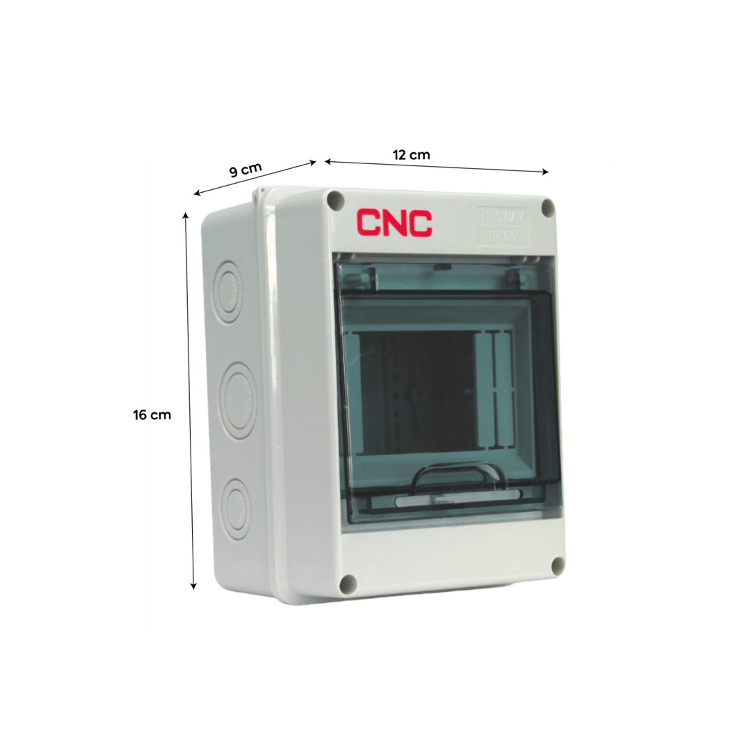 Tablero Exterior Sobrepuesto PVC IP65 5 Polos - CNC - Vista 4