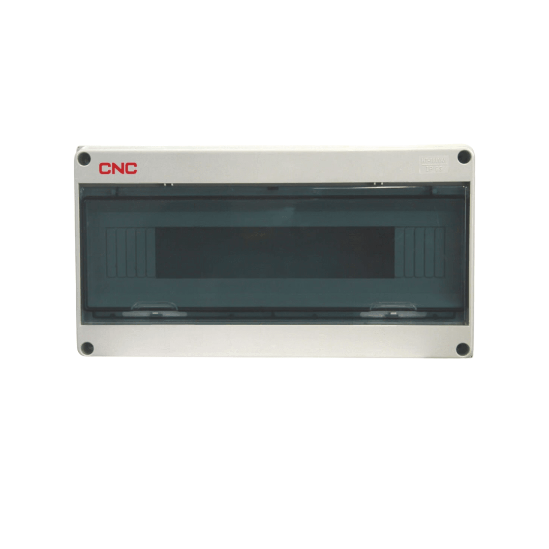 Tablero Exterior Sobrepuesto PVC IP65 12 Polos - CNC - Vista 2