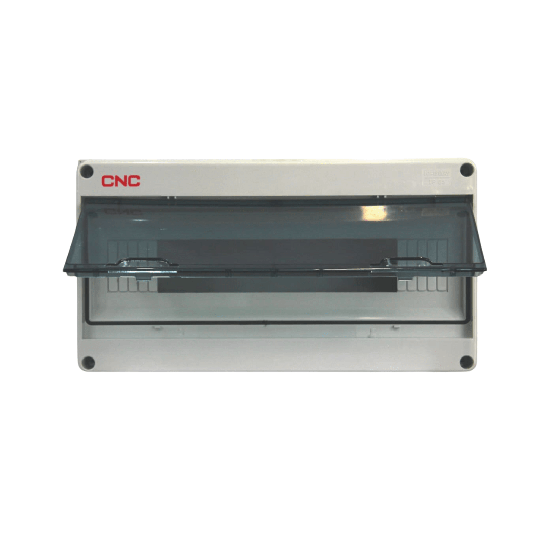 Tablero Exterior Sobrepuesto PVC IP65 12 Polos - CNC - Vista 3