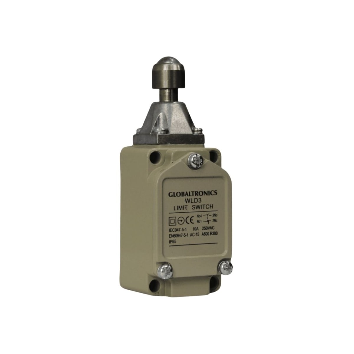 Final de Carrera WLD3 Limit Switch Con Piston Bola 10A 1NO+1NC IP65 0