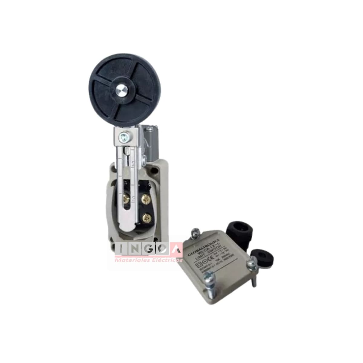 Final de Carrera WLCA 12-L Limit Switch Con Rolete 10A 1NO+1NC IP65 - Vista 2