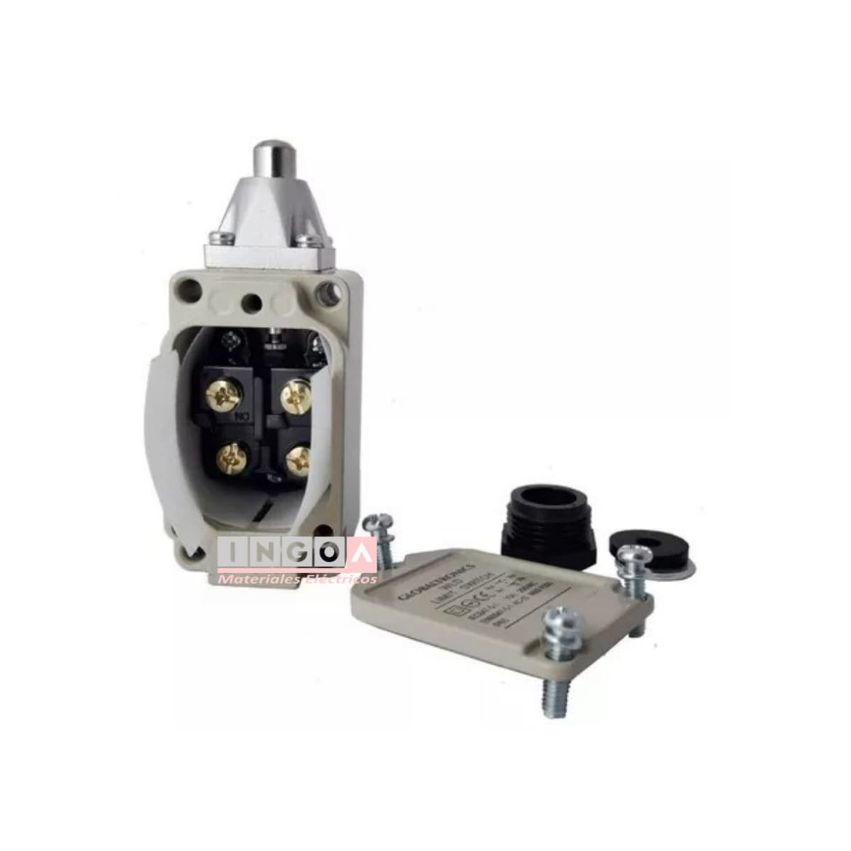 Final de Carrera WLD Limit Switch Con Piston Liso 10A 1NO+1NC IP65 - Vista 5