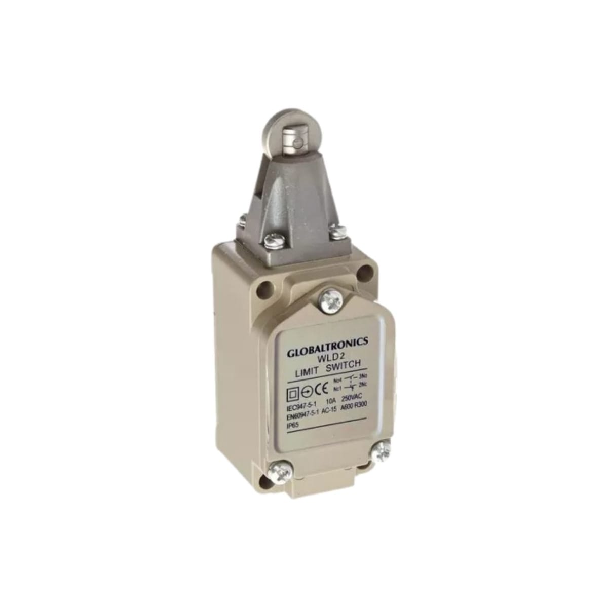 Final de Carrera WL-D Limit Switch Con Rueda 10A 1NO+1NC IP65 - Imagen Principal