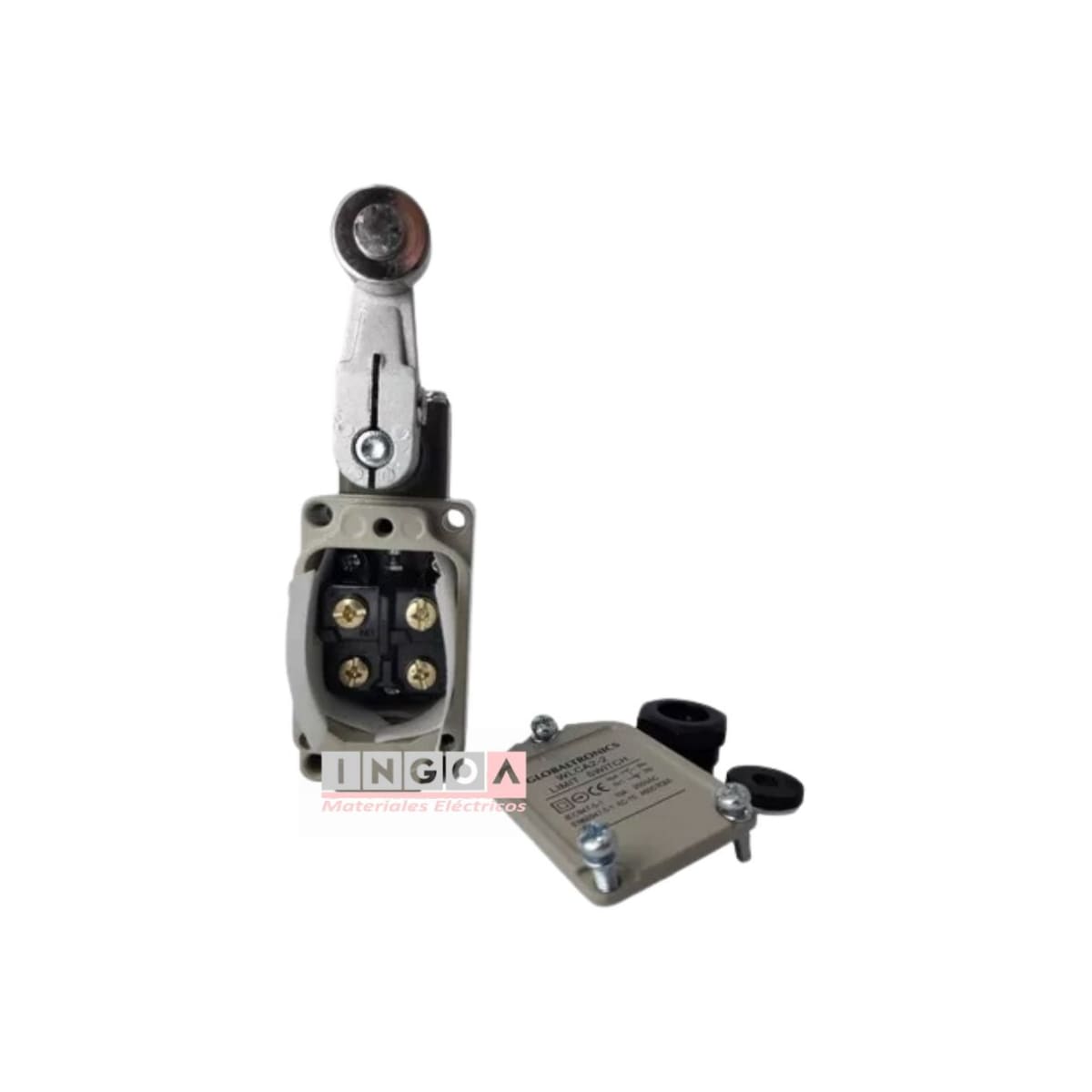 Final de Carrera WLCA2 Limit Switch Con Palanca y Rueda 10A 1NO+1NC IP65 - Vista 2