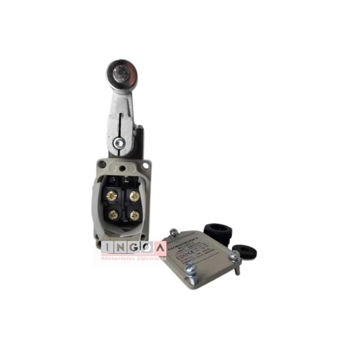 Final de Carrera WLCA2-2 Limit Switch Con Palanca y Rueda 10A 1NO+1NC IP65 - Vista 2