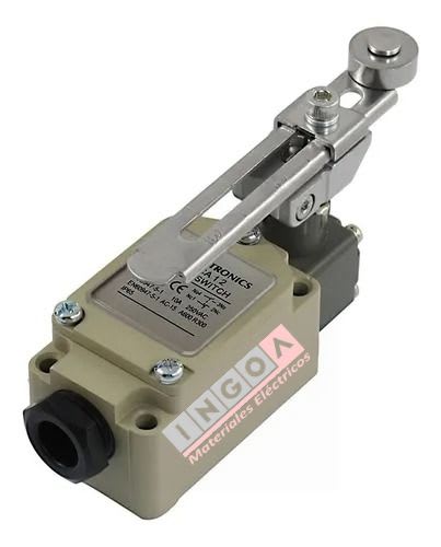 Final de Carrera WLCA12 Limit Switch Con Palanca Extendida y Rueda 10A 1NO+1NC IP652