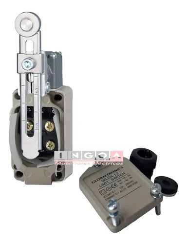 Final de Carrera WLCA12 Limit Switch Con Palanca Extendida y Rueda 10A 1NO+1NC IP656