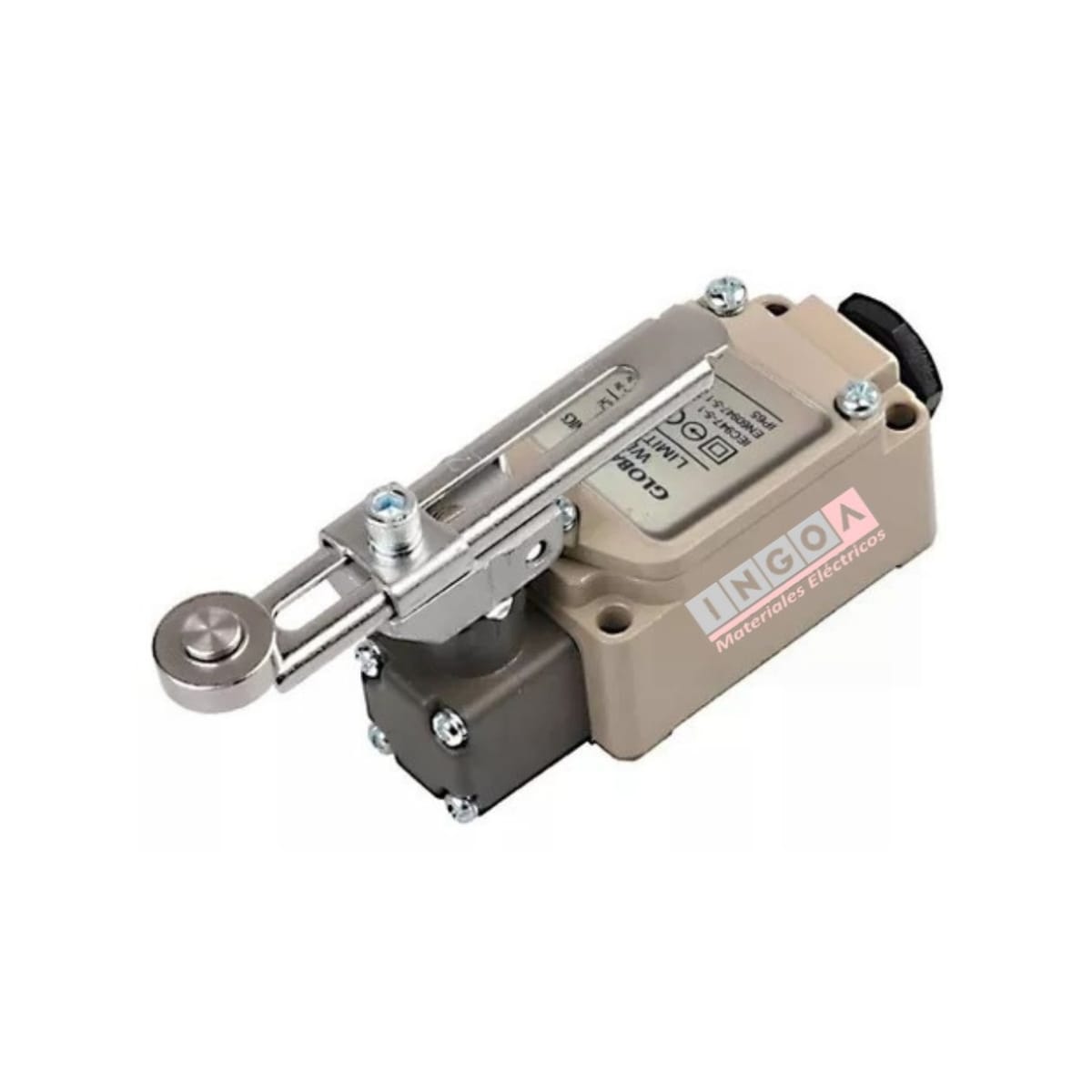 Final de Carrera WLCA12-2 Limit Switch Con Palanca Extendida y Rueda 10A 1NO+1NC IP653