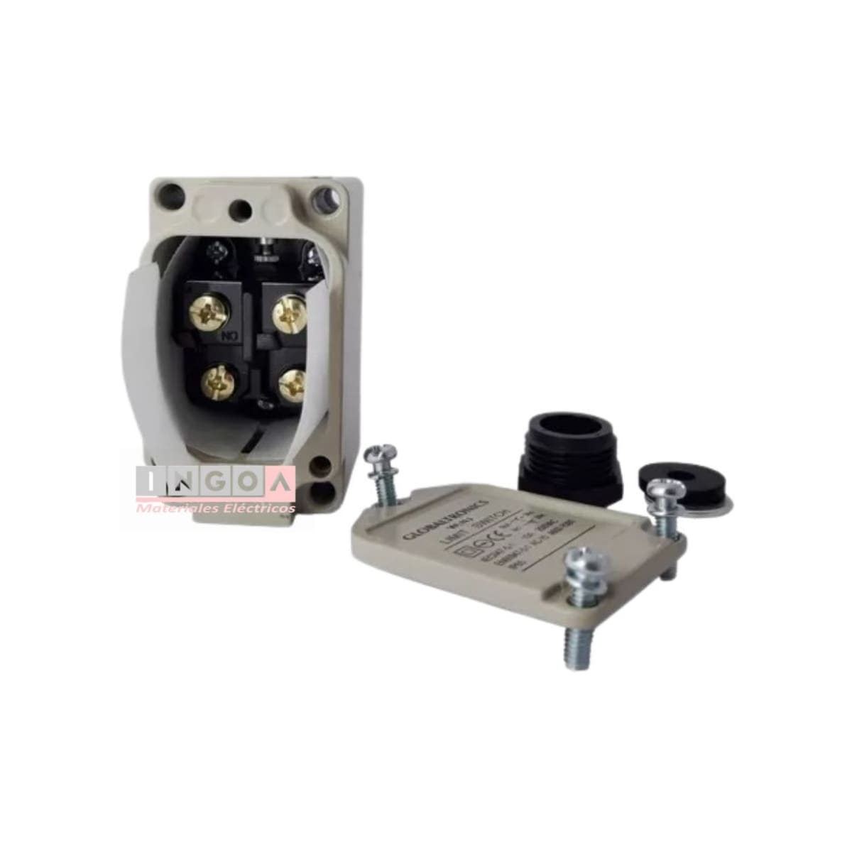 Final de Carrera WL-CL Limit Switch Con Palanca y Varilla 10A 1NO+1NC IP65 - Vista 3