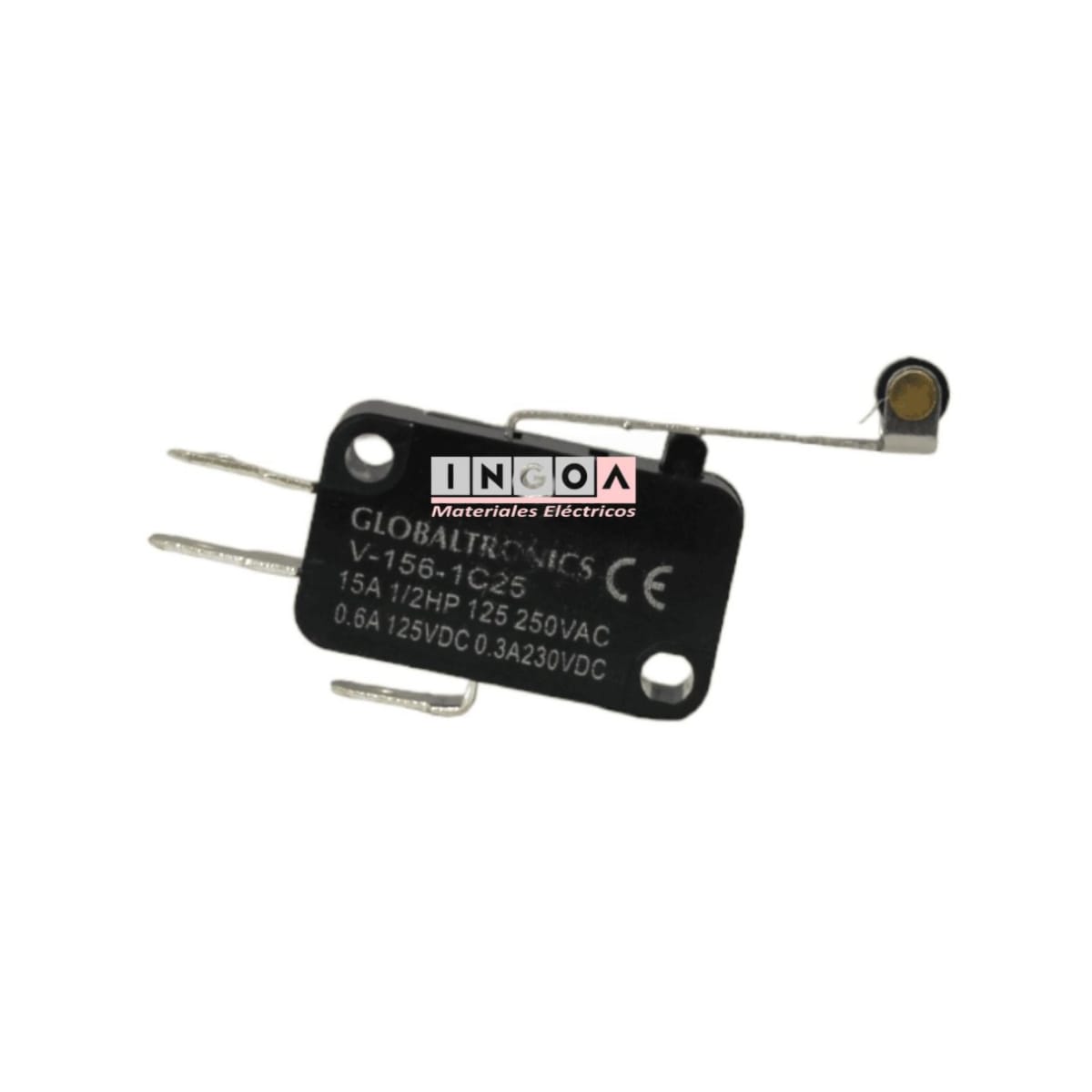 Microswitch V-156-1C25 250Vac 15A IP65 - Vista 2