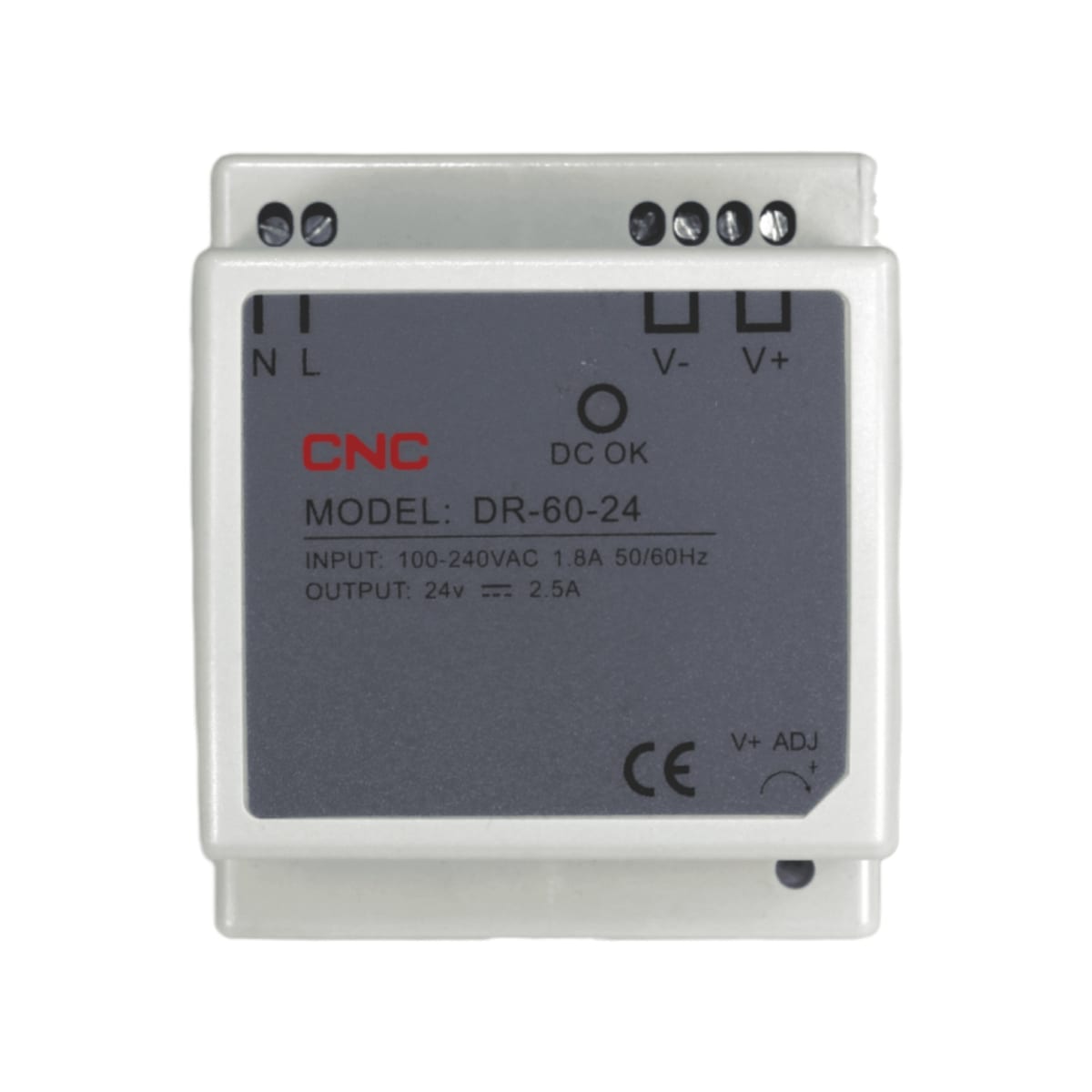 Fuente de Poder a Riel Din 60W 24Vdc 2.5A - CNC - Vista 2