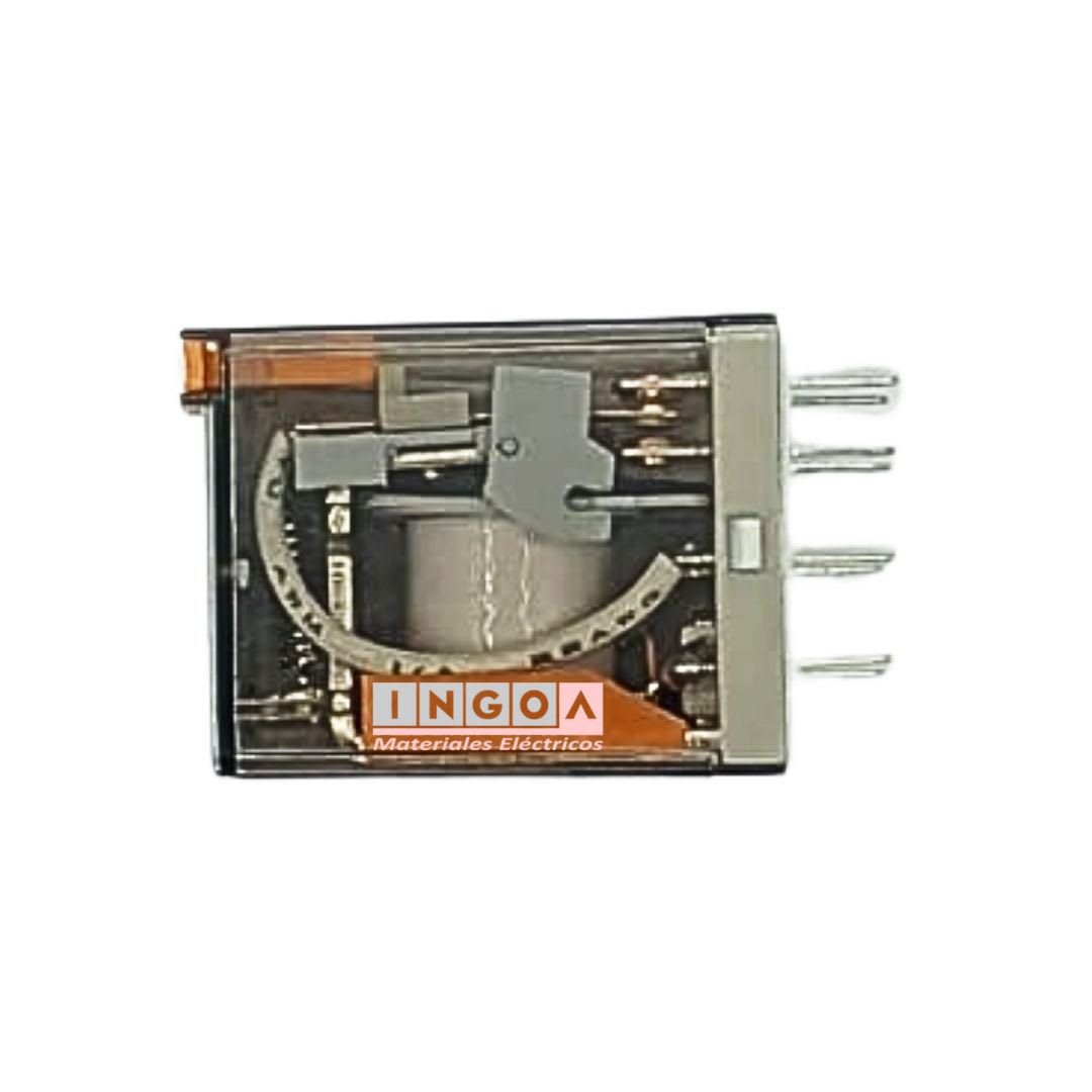 Mini Rele Octal 8Pines Bobina 220Vac 2NC + 2NO - Vista 6