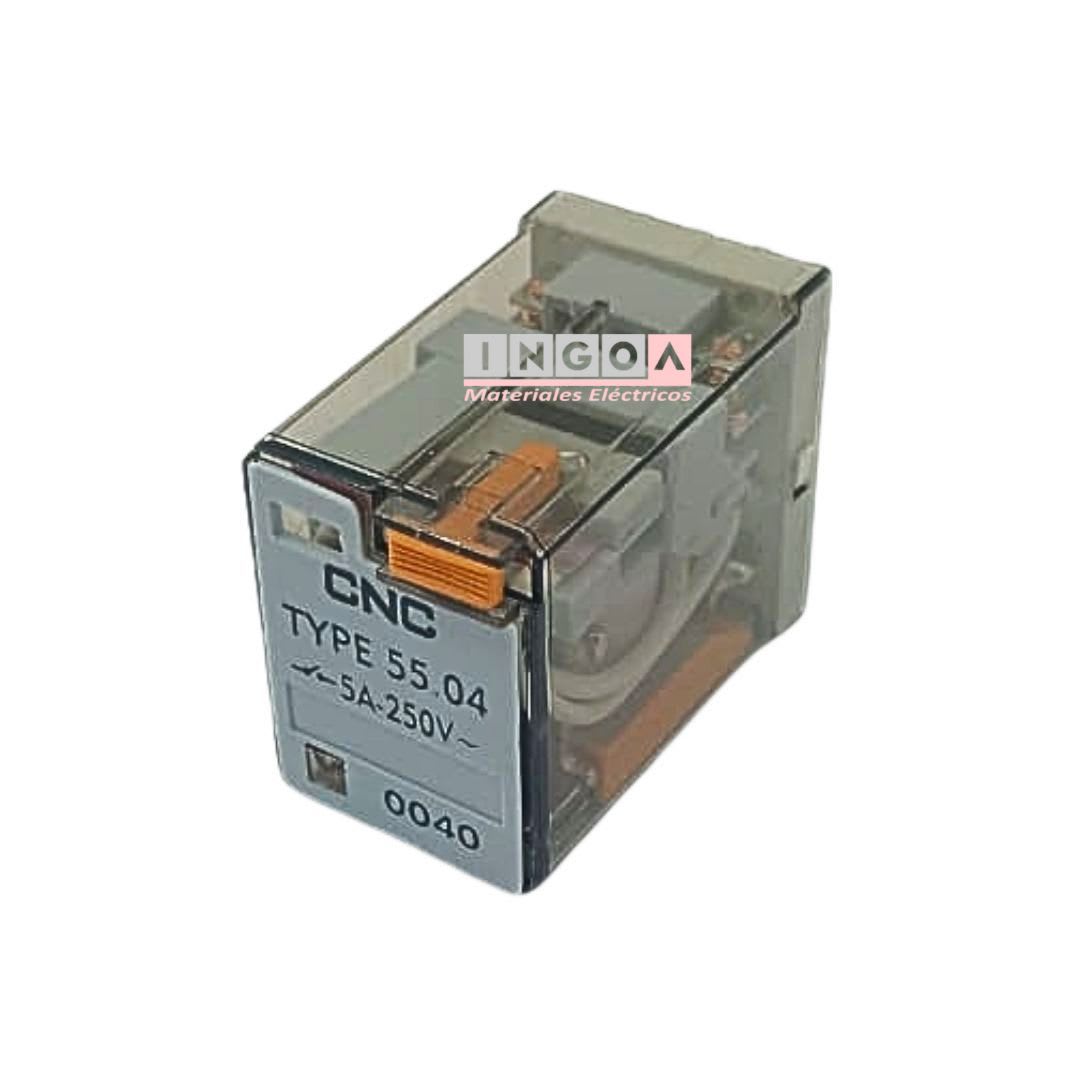 Mini Rele 14Pines Bobina 220Vac 4NC + 4NO - Vista 2