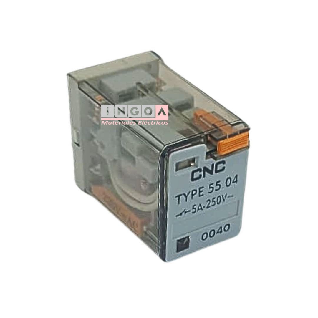 Mini Rele 14Pines Bobina 220Vac 4NC + 4NO - Vista 3