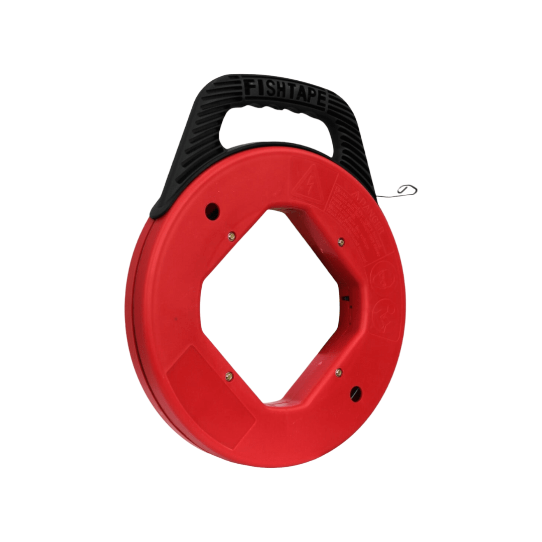 Laucha Pasacable de Acero con Punta Tiradora 30 Mts Incluye Carrete 0