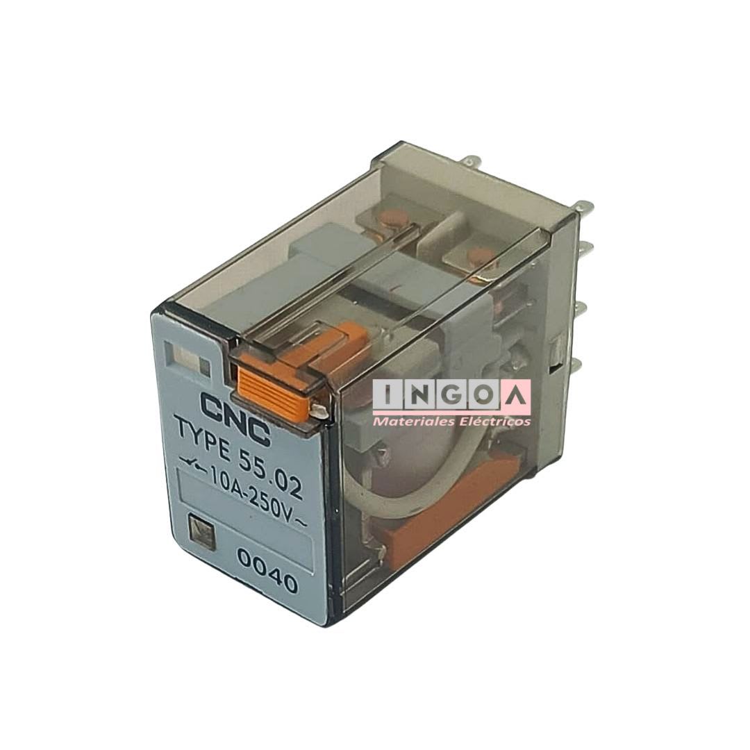 Mini Rele Octal 8Pines Bobina 24Vac 2NC + 2NO - Vista 3