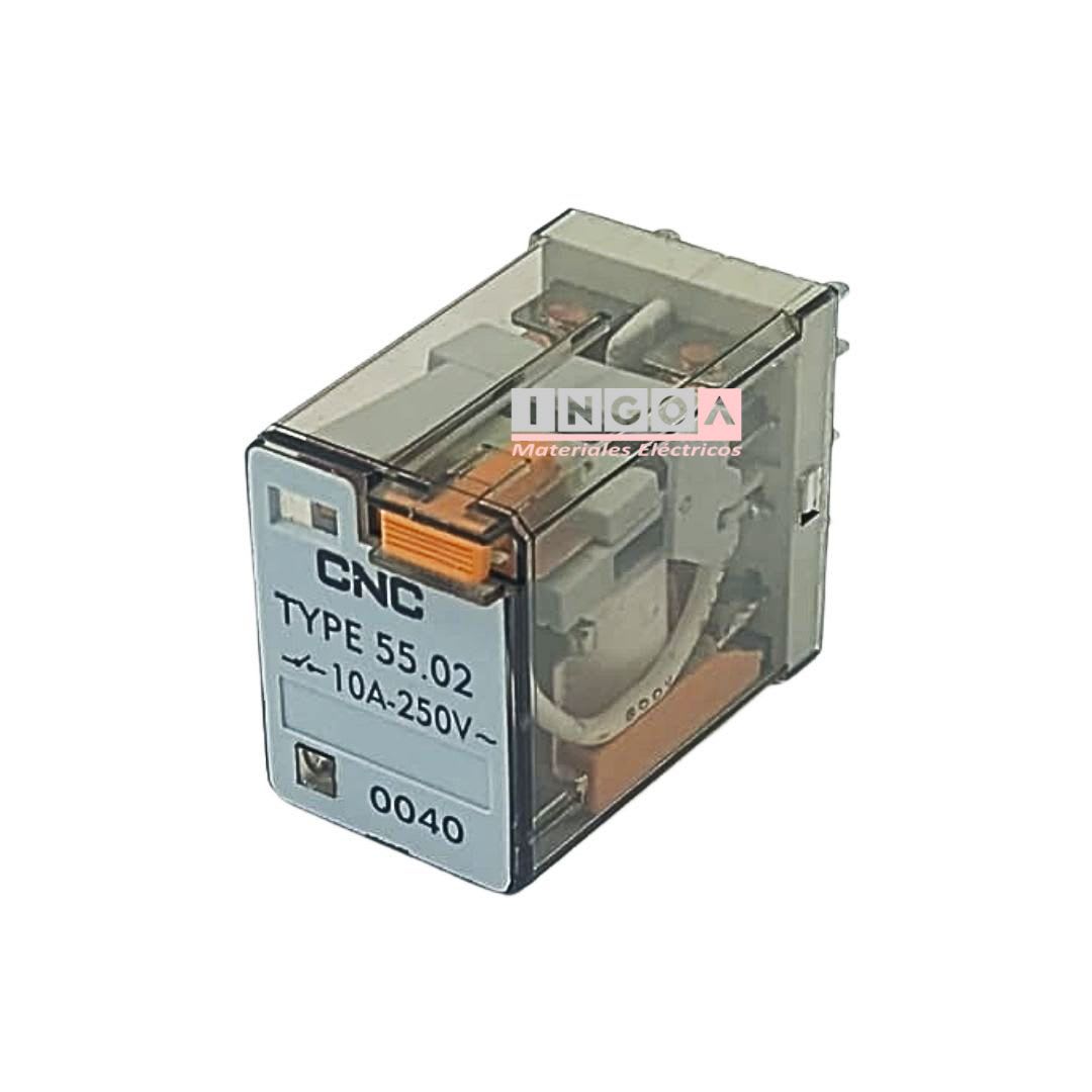 Mini Rele Octal 8Pines Bobina 12Vac 2NC + 2NO2