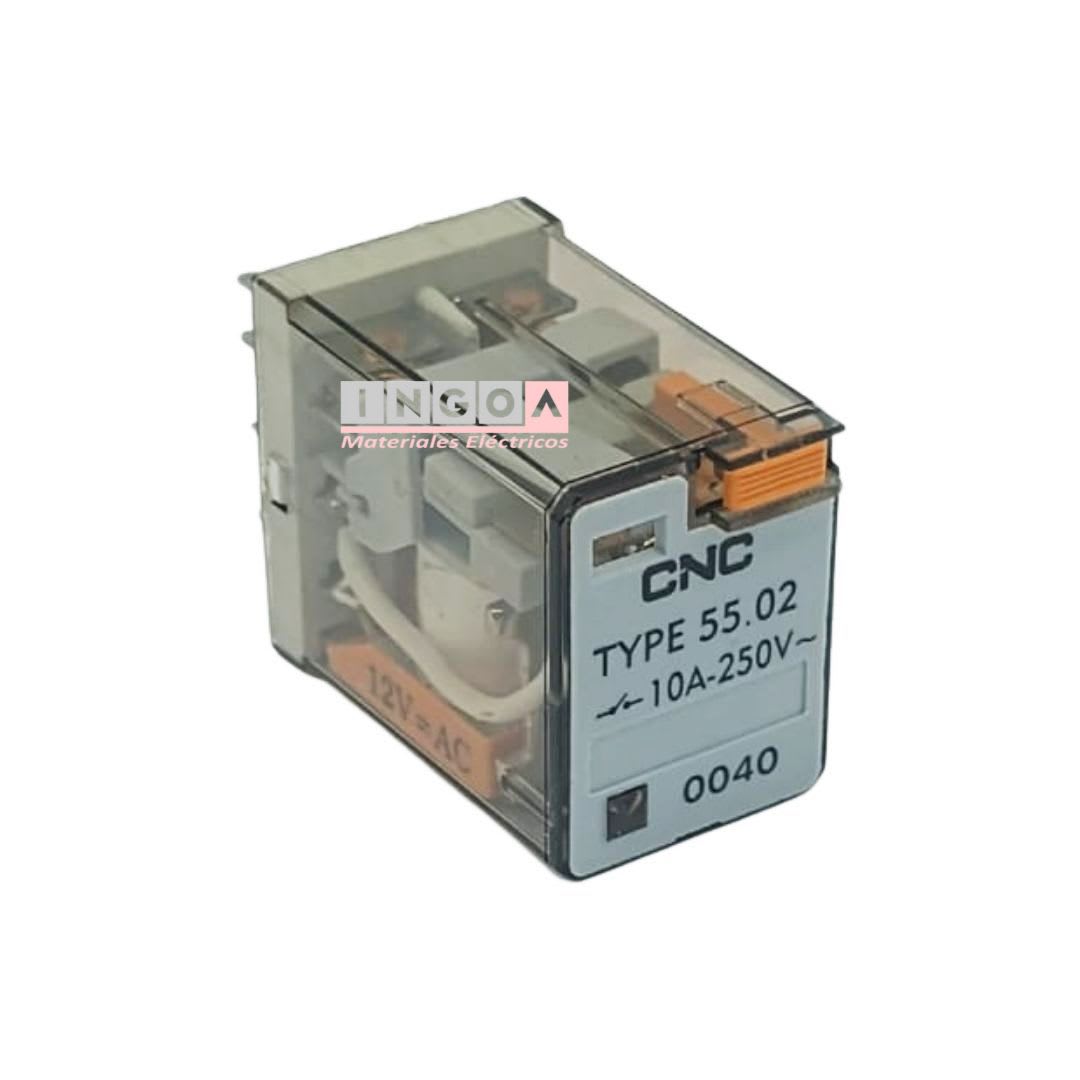 Mini Rele Octal 8Pines Bobina 12Vac 2NC + 2NO3