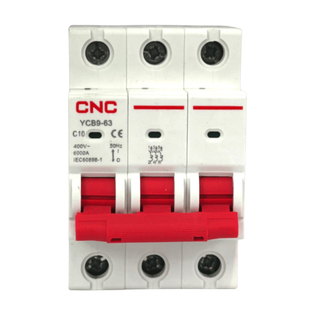 Int. Automatico CNC 3x10A 6KA C - Vista 2