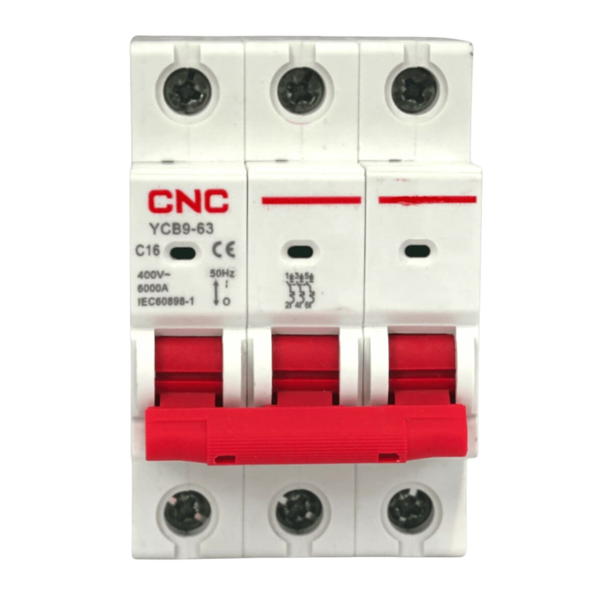 Int. Automatico CNC 3x16A 6KA C - Vista 2
