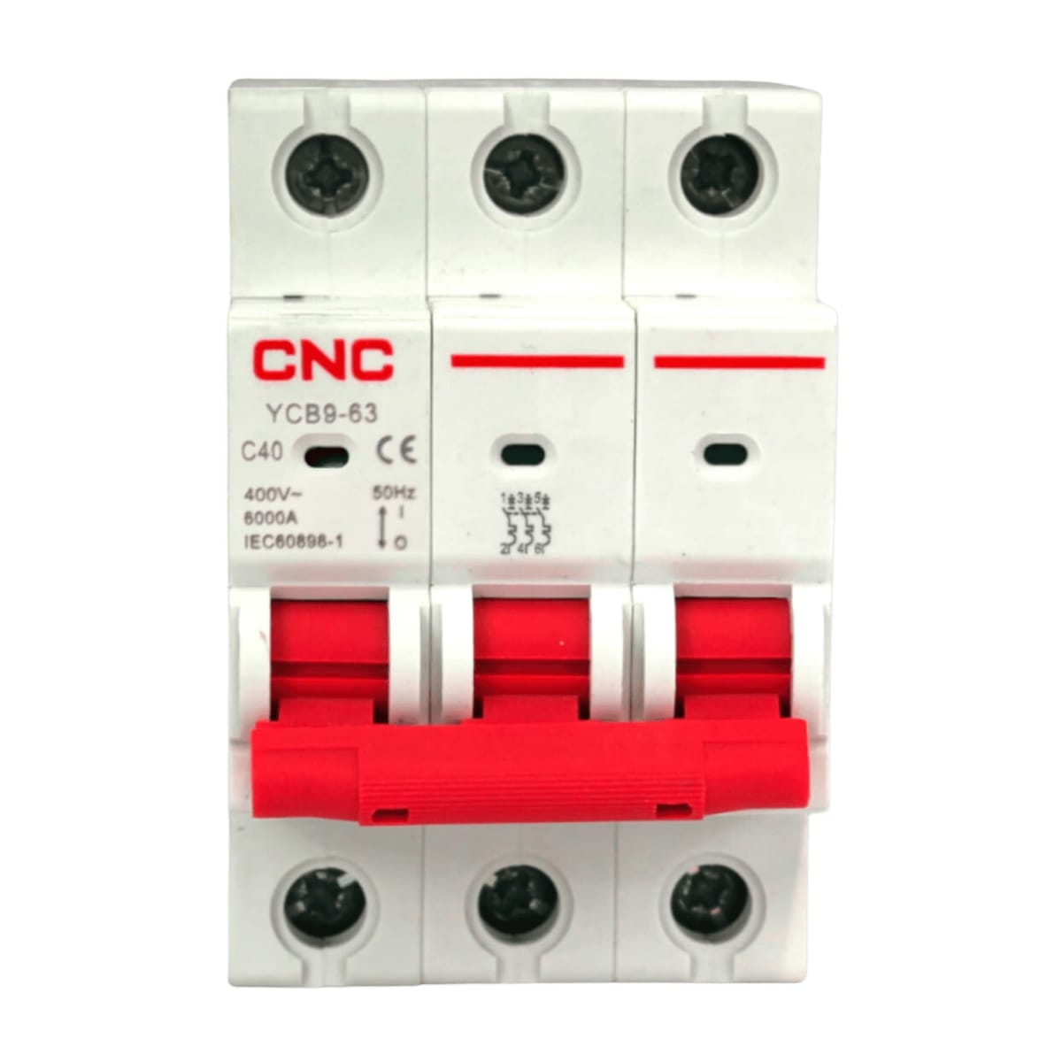 Int. Automatico CNC 3x40A 6KA C - Vista 2