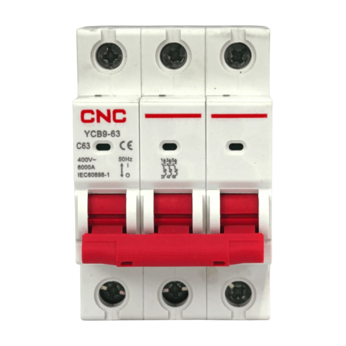 Int. Automatico CNC 3x63A 6KA C - Vista 2