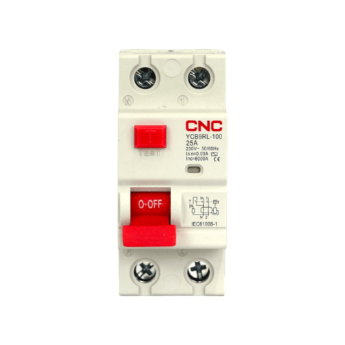 Int. Diferencial CNC 2x25A 30mA Clase AC2