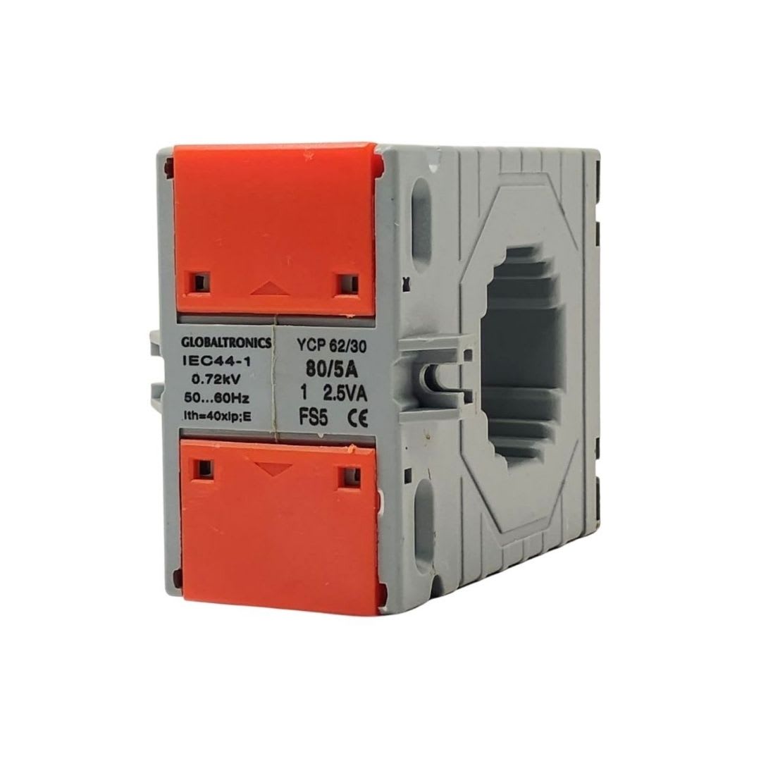 Transformador de Corriente Toroide 80/5A Clase 1 Globaltronics 0