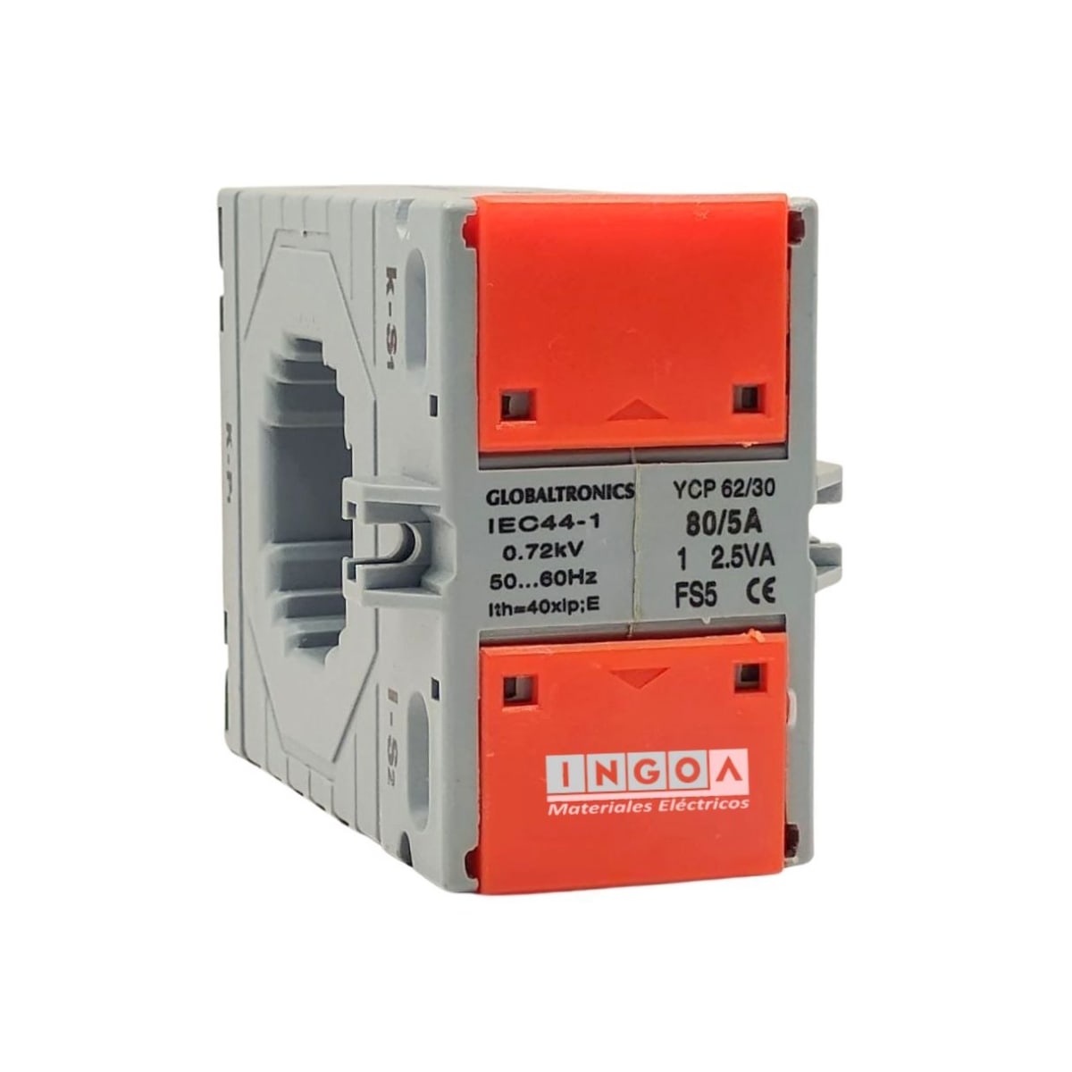 Transformador de Corriente Toroide 80/5A Clase 1 Globaltronics - Vista 2