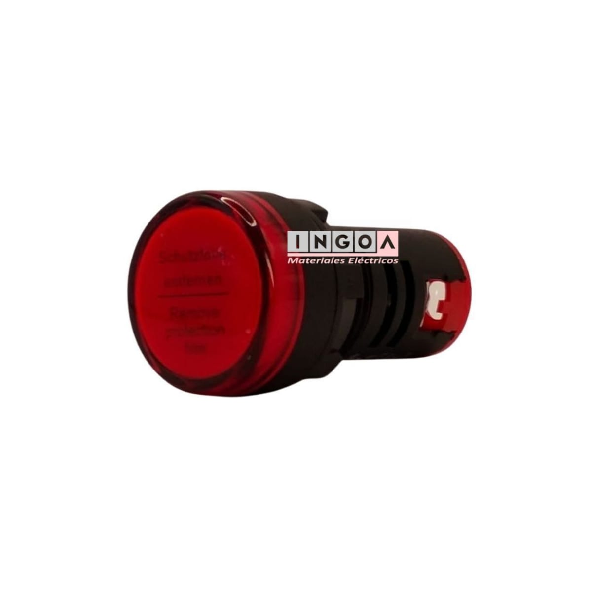 Luz Piloto Led Rojo 24VAC/DC 22mm - Vista 2