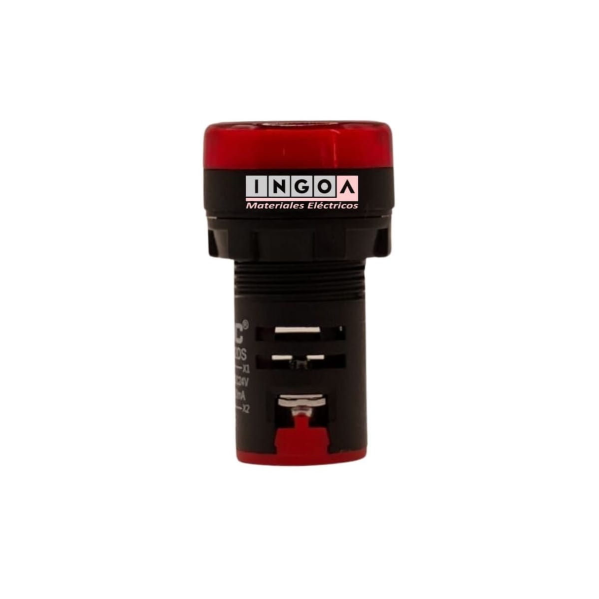 Luz Piloto Led Rojo 24VAC/DC 22mm - Vista 3