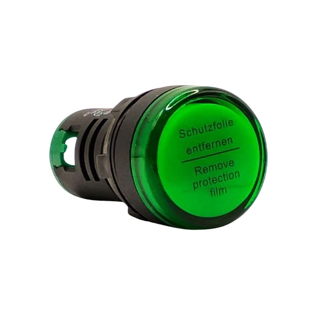 Luz Piloto Led Verde 24VAC/DC 22mm 0