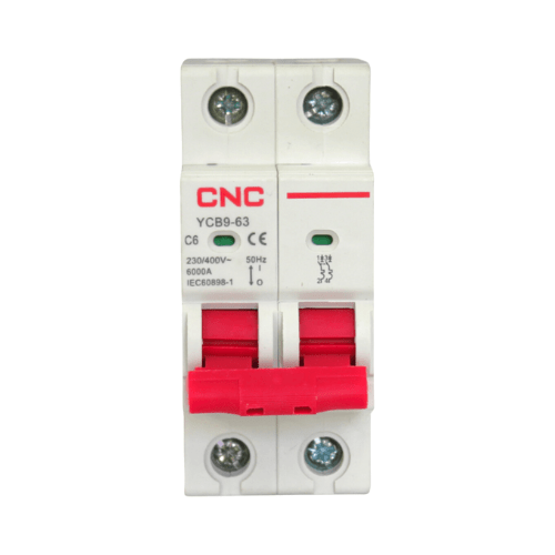 Int. Automatico CNC Omnipolar 2x6A 6KA C - Vista 3