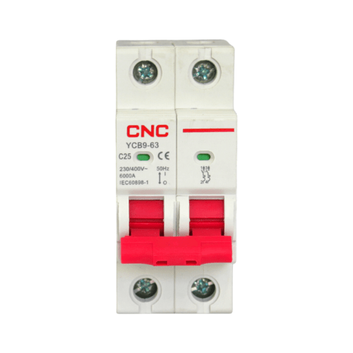 Int. Automatico CNC Omnipolar 2x25A 6KA C2