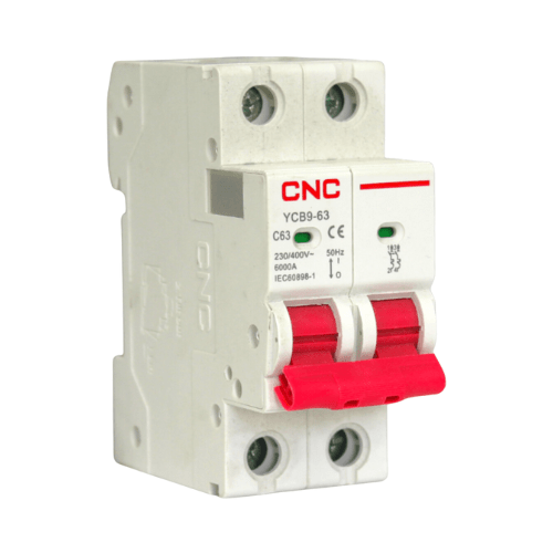 Int. Automatico CNC Omnipolar 2x63A 6KA C - Imagen Principal