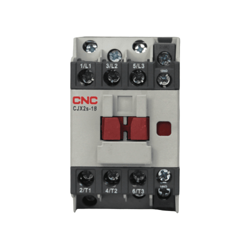Contactor Trifasico 18A 1NO+1NC Bobina 220V CNC - CJX2s - Vista 2