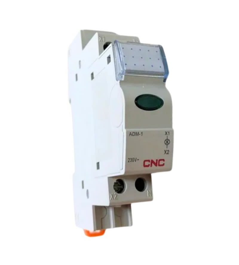 Luz Piloto Riel Din verde 220VAC IP20 - CNC 0
