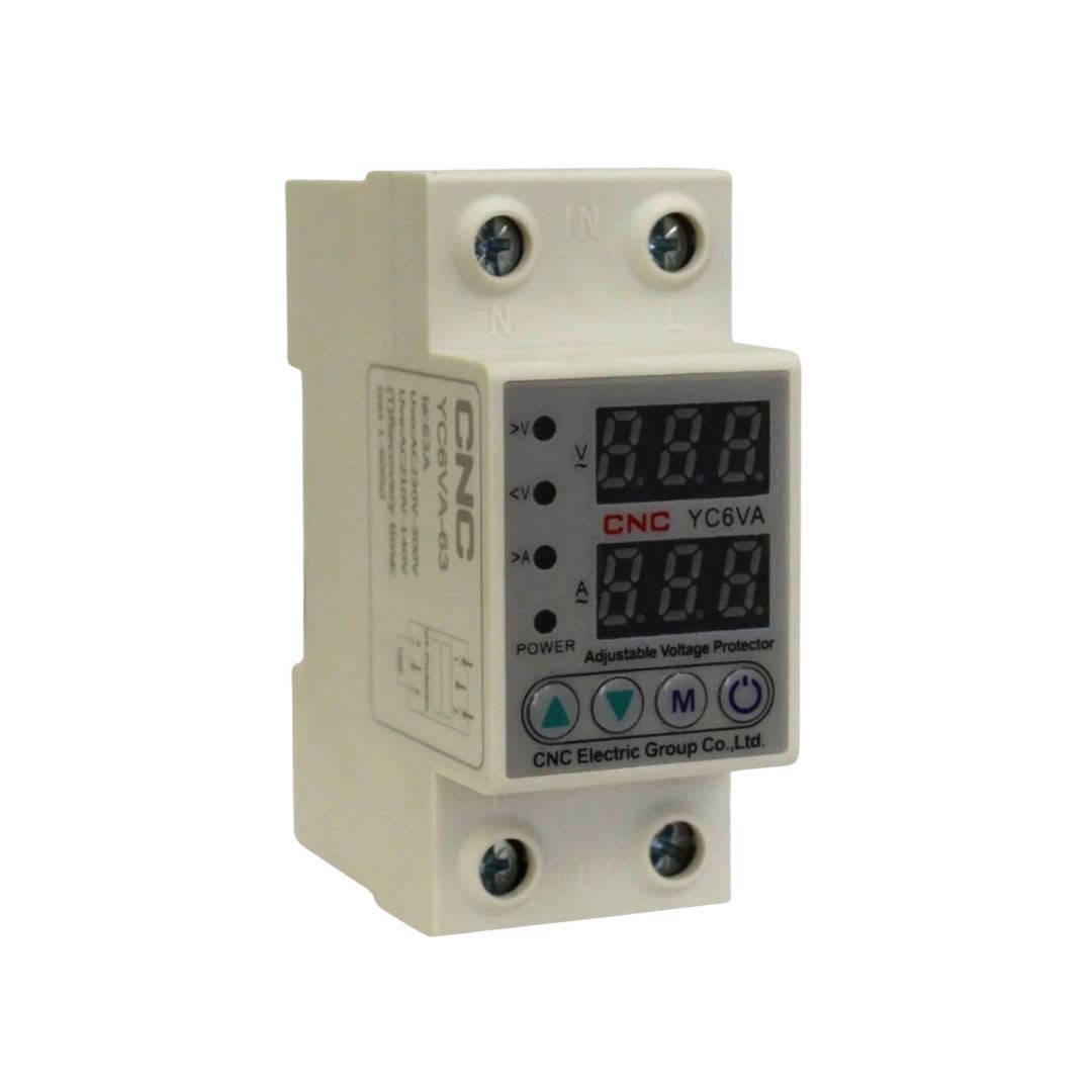Rele Protector de Voltaje y Corriente Monofasico 63A - CNC 0