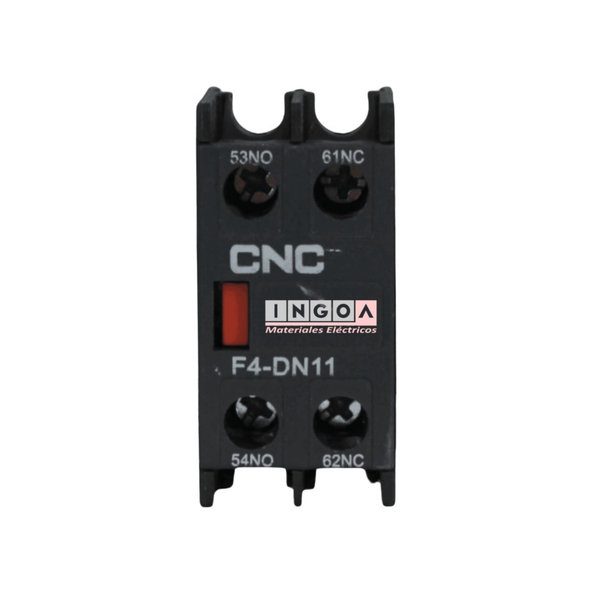 Contacto Auxiliar Frontal para Contactor 1NO+1NC - CNC - Vista 3