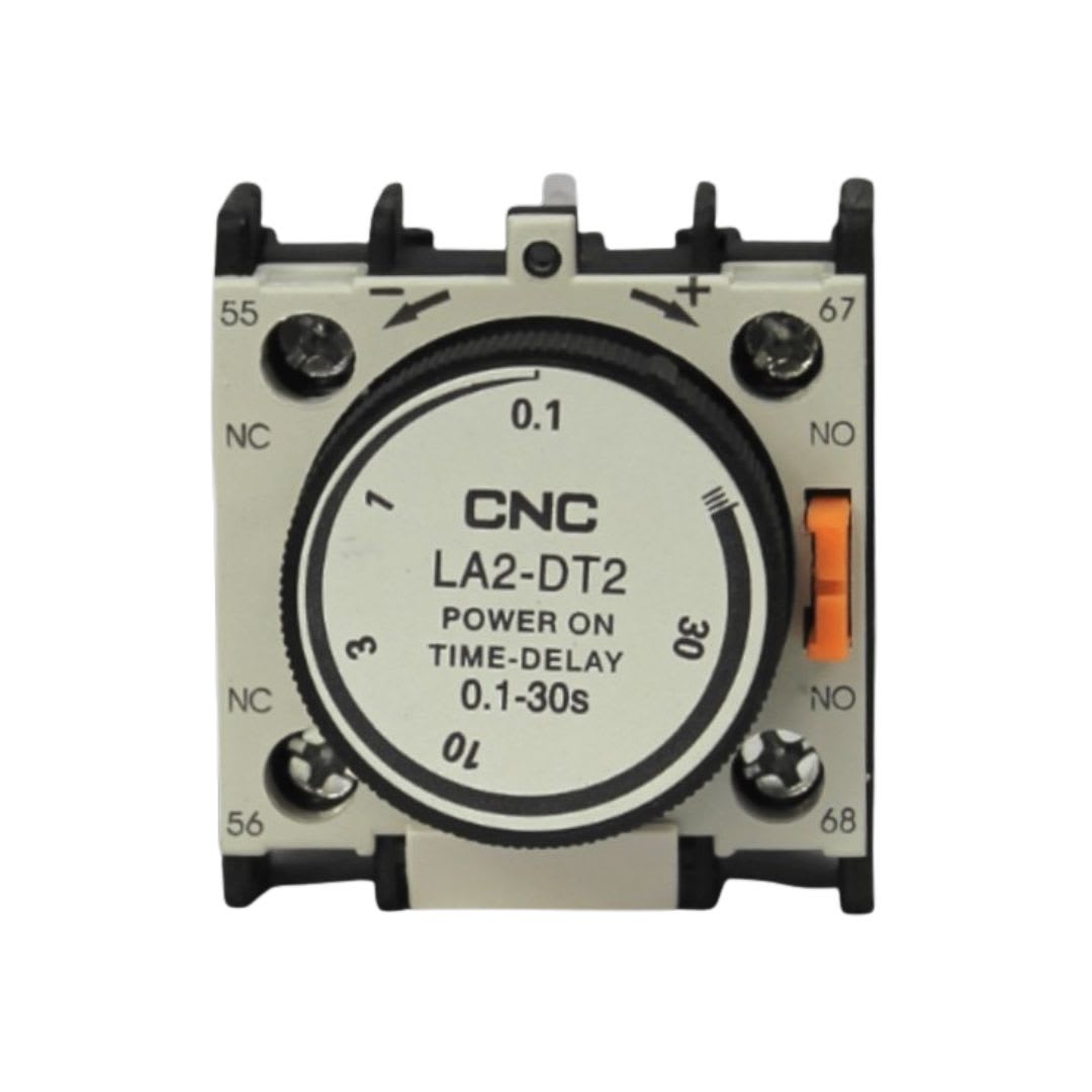 Temporizador Frontal p/Contactor On Delay LA2-DT2 0,1-30seg 1NO+1NC 0